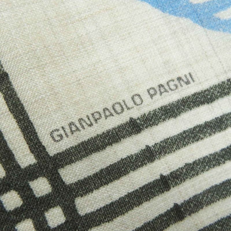 Hermes Les Rubans D'Hermes Ribbon 100% Cashmere Stole Beige Multi With Box