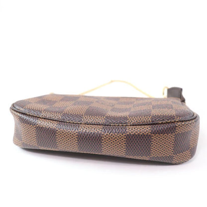 Louis Vuitton N58009 Mini Pochette - Accessoire Damier Ebène Brown Made In