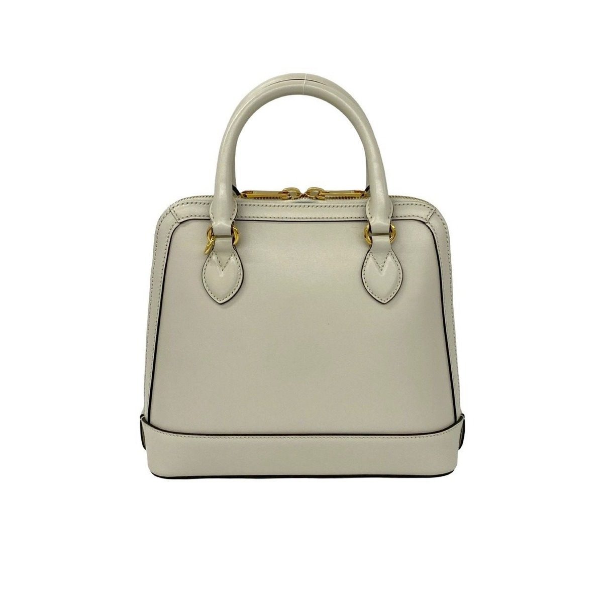 Gucci Horsebit Leather 2-Way Shoulder Bag Ivory — view 3