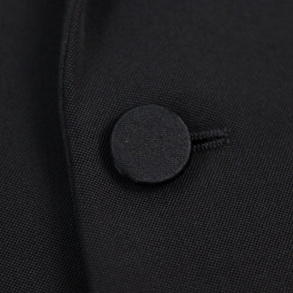 Saint Laurent Paris 2014 326807 100% Wool Eddy Period Peaked Lapel Walnut