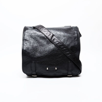 Balenciaga Shoulder Bag Leather Motocross Classic