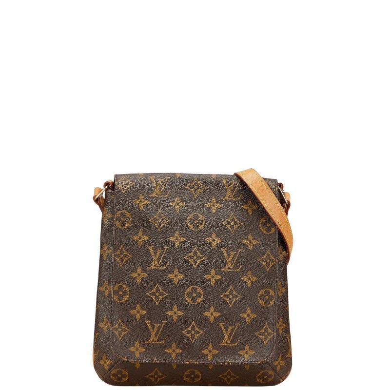 Louis Vuitton Monogram Musette Salsa Short One Shoulder Bag M51258 Brown PVC