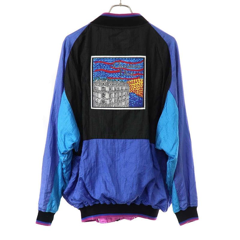 Christian Dior Monsieur Christian Dior Monsieur Old Nylon Track Jacket Black XL