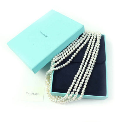 Tiffany & Co Ziegfeld Collection Pearl Wrap Necklace Pearl Sv925