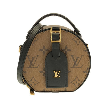 Louis Vuitton Monogram Reverse Mini Boite Chapeau Shoulder Bag Brown Marron