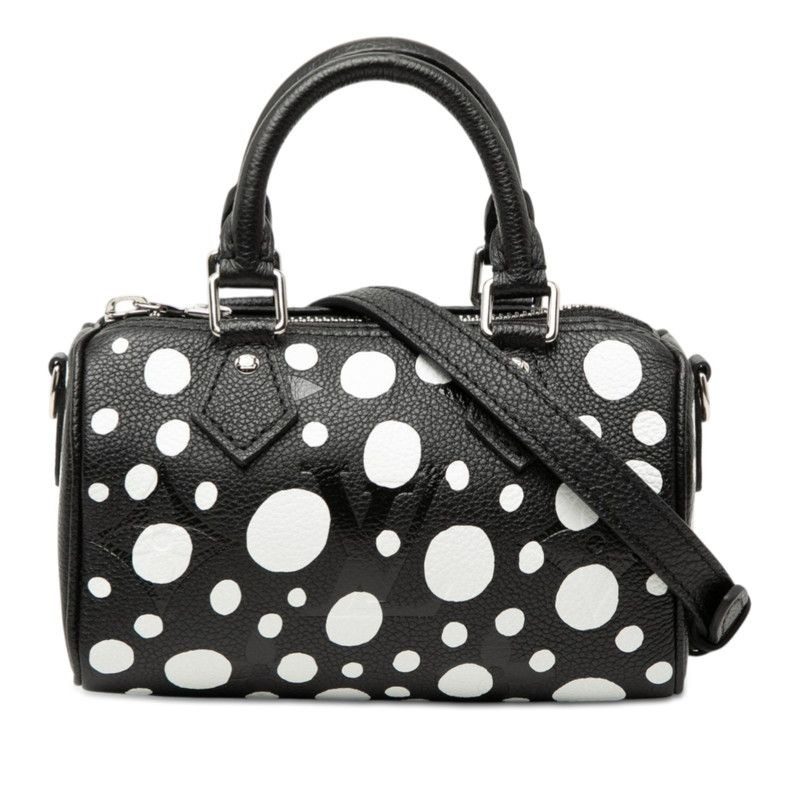 Louis Vuitton Yayoi Kusama Monogram Empreinte Nano Speedy Dot 2-Way Shoulder Bag