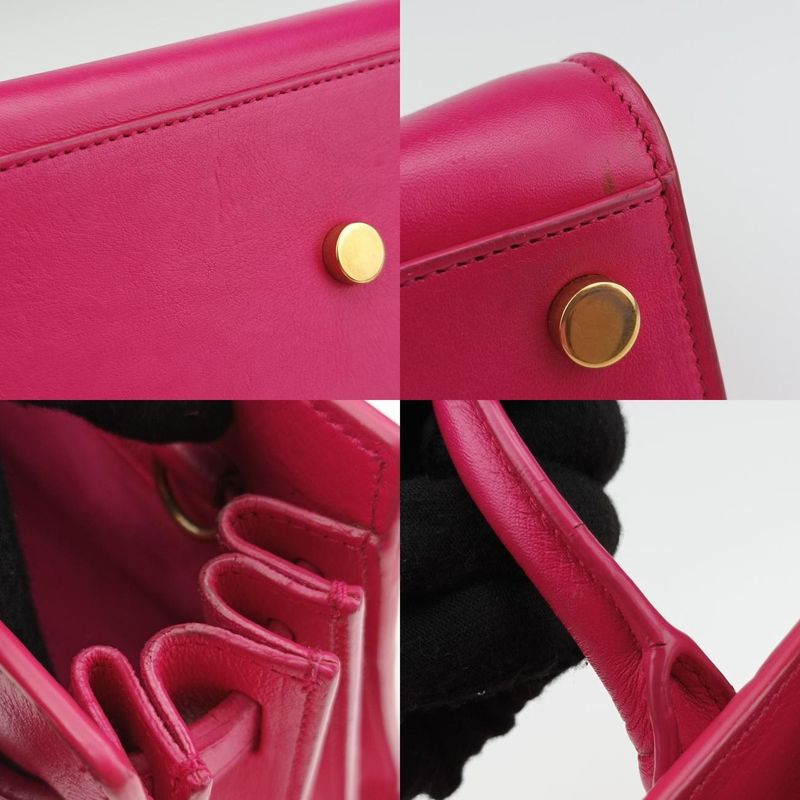 Yves Saint Laurentyves Saint Laurentsac De Jour Nano Rose Redleather 340778pmr34