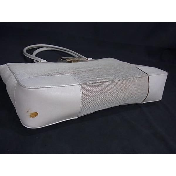 Gucci Handbag G Logo Tote Bag 002 1109 Beige Canvas And Leather — view 4