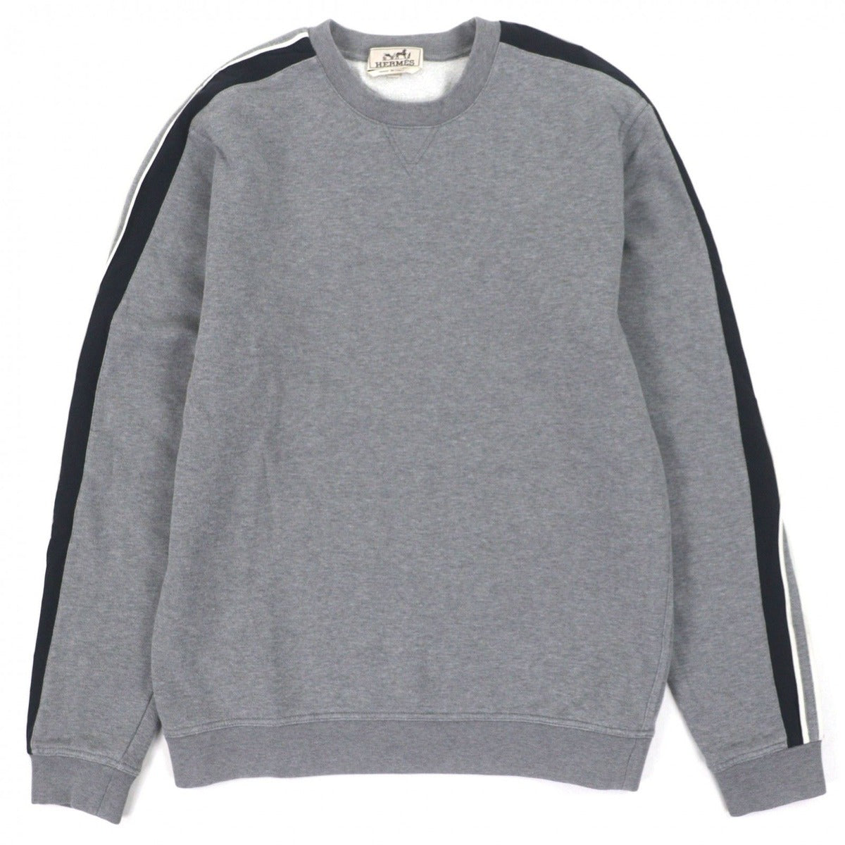 Hermes Run Cotton Crew Neck Brushed Lining Trainer Pullover Sweater