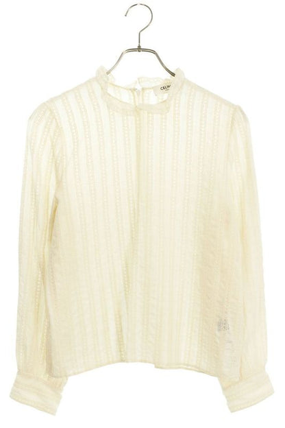 Celine 25SS Rb00i0661 Cropped Blouse Women 36