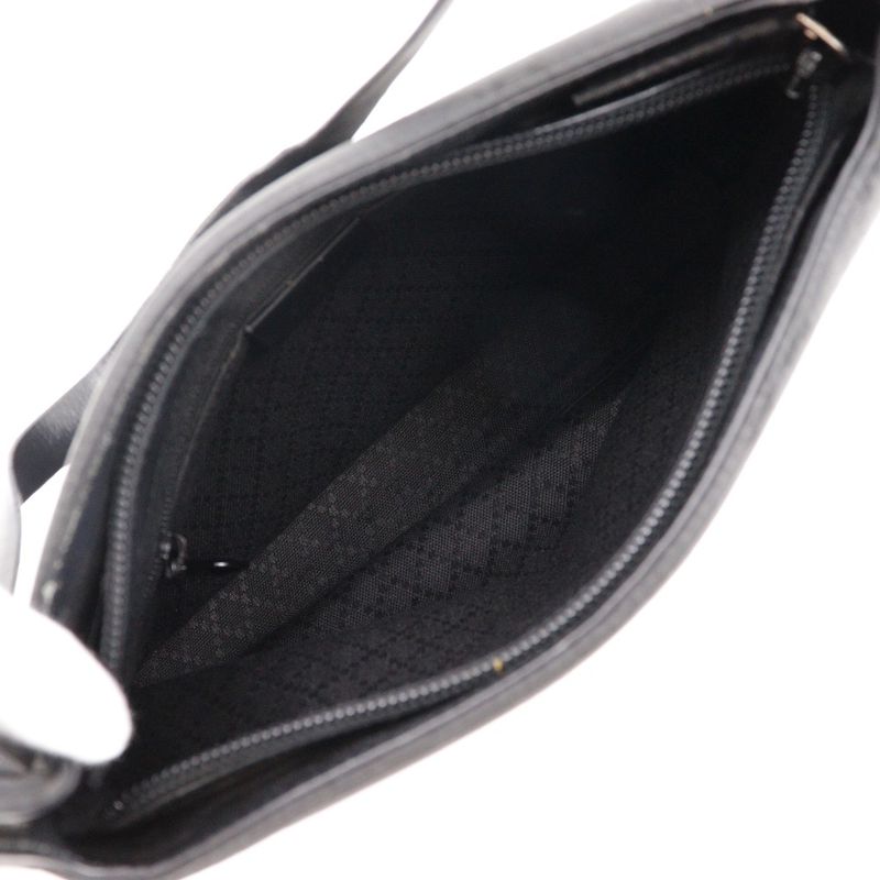 Gucci One Shoulder 001998 X GG Nylon Black Ladies Shoulder Bag