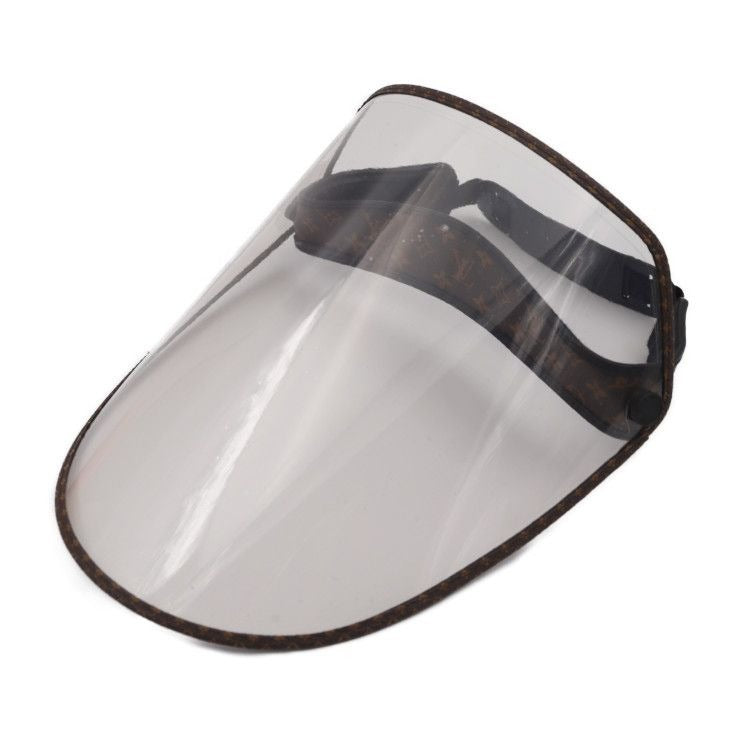 Louis Vuitton Vigier Shield Other Hat Leather Brown Black Clear