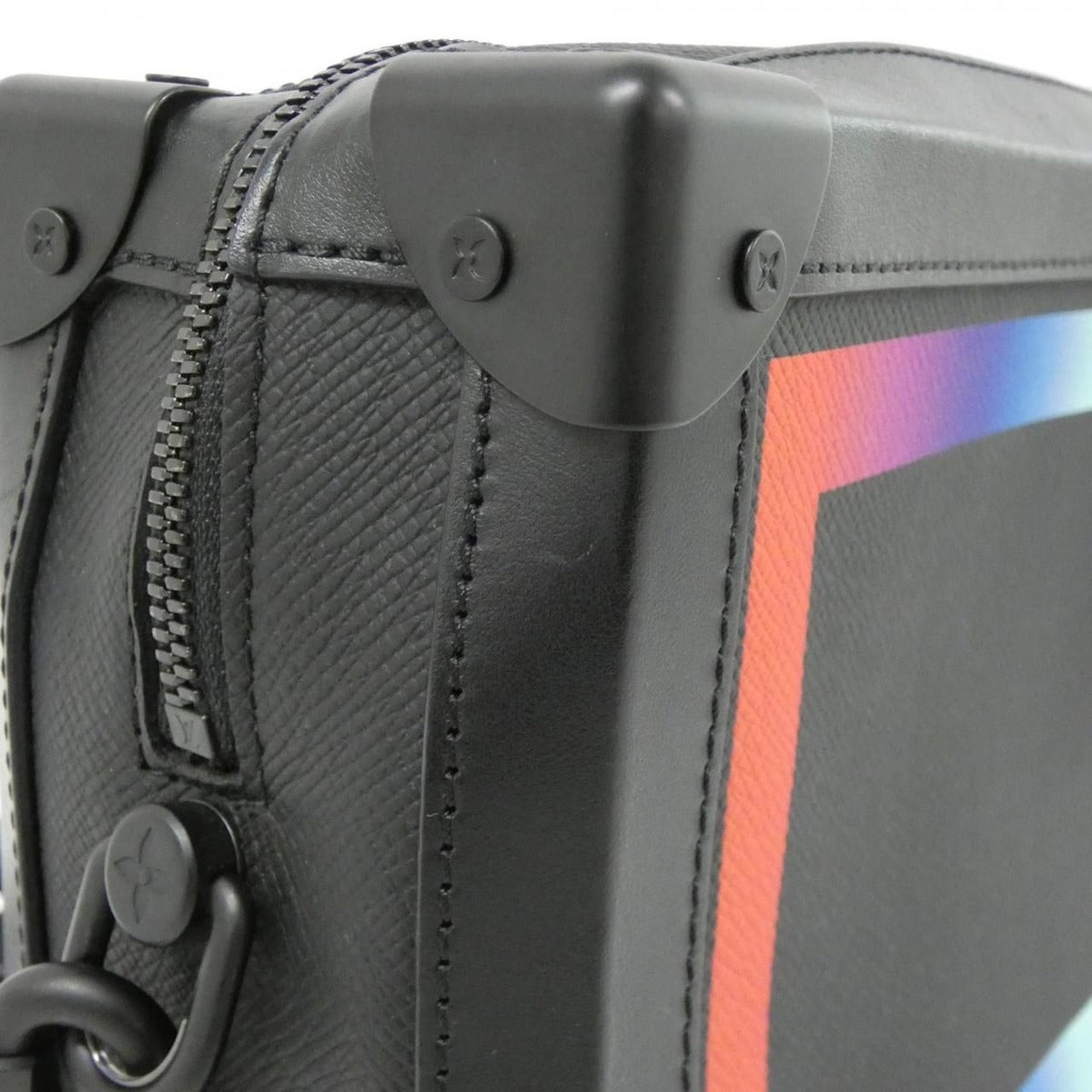 Louis Vuitton Taiga Rainbow Color Soft Trunk Shoulder Bag — view 4