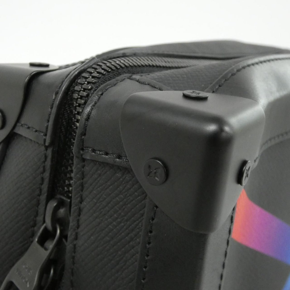 Louis Vuitton Taiga Rainbow Color Soft Trunk Shoulder Bag — view 6