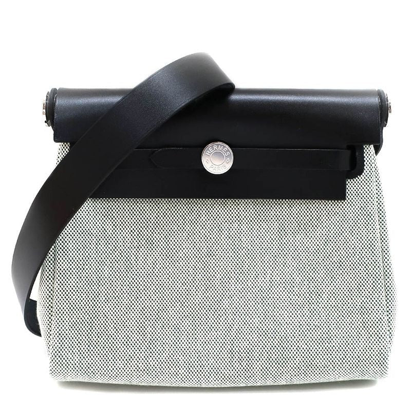 Hermes Herbag Her Bag Zip Mini 20 Silver Hardware