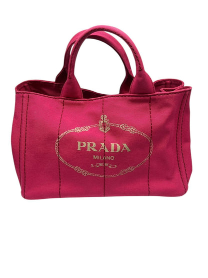 Prada Canapa Tote Tote Bag Shoulder Bag 2WAY Bag Pink Preowned