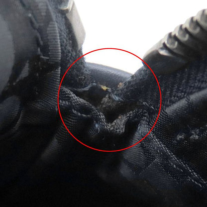 Christian Dior 2way Bag Micro Pouch Canvas Leather Navy Silver Hardware Navy