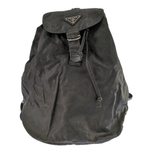 Prada Nylon Vela Backpack Black
