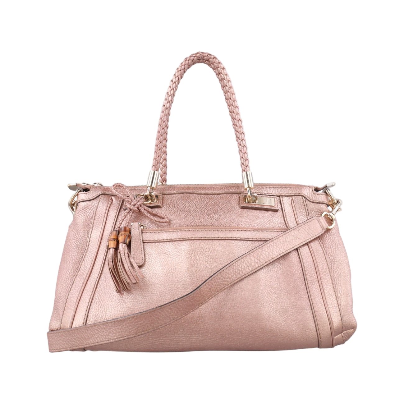 Gucci Bella Pink Leather Messenger Bag