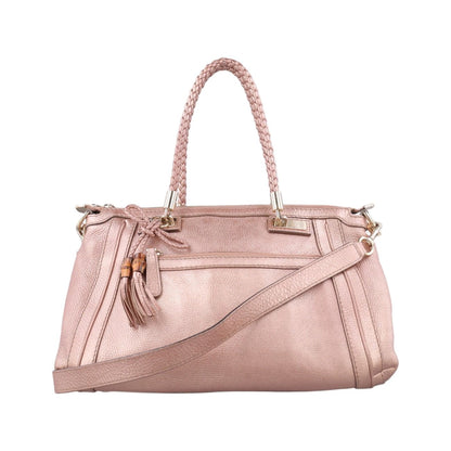 Gucci Bella Pink Leather Messenger Bag