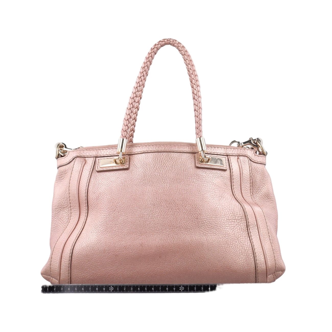 Gucci Bella Pink Leather Messenger Bag — view 2