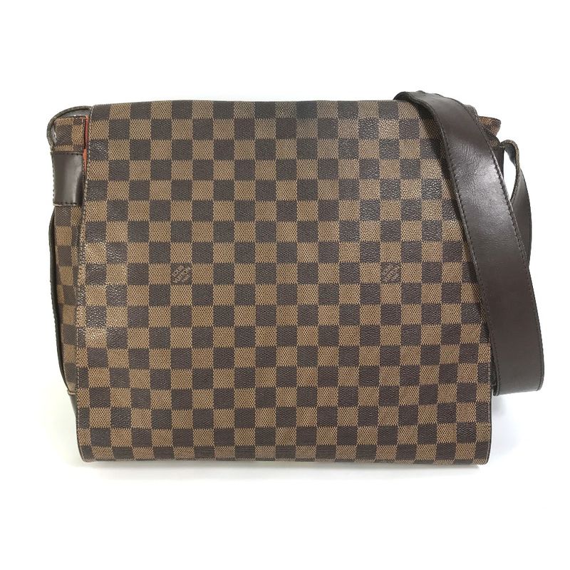 Louis Vuitton Shoulder Bag Bastille M45258 Damier Canvas Ebène Brown