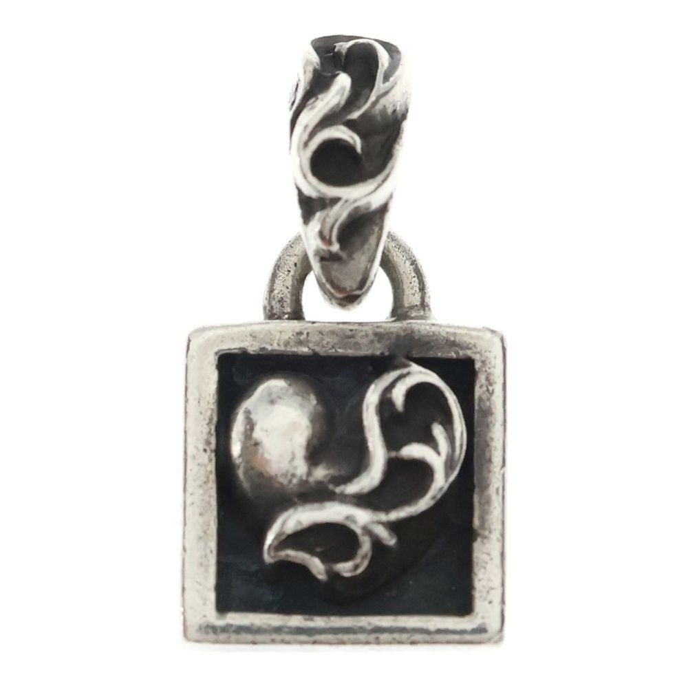 Chrome Hearts Framed Heart Charm Pendant Top Silver