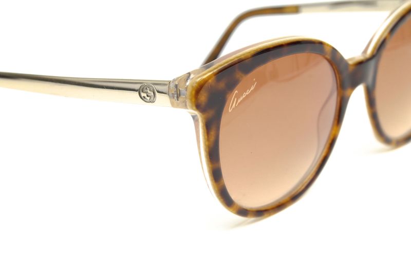 Gucci / Gucci Sunglass Es Glasses Ladies Women Plastic Brown Gg3674 S 4wjyy