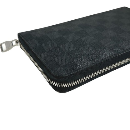 Louis Vuitton N63077 Damier Graphite Round Zipper Zippy Organizer Long Wallet