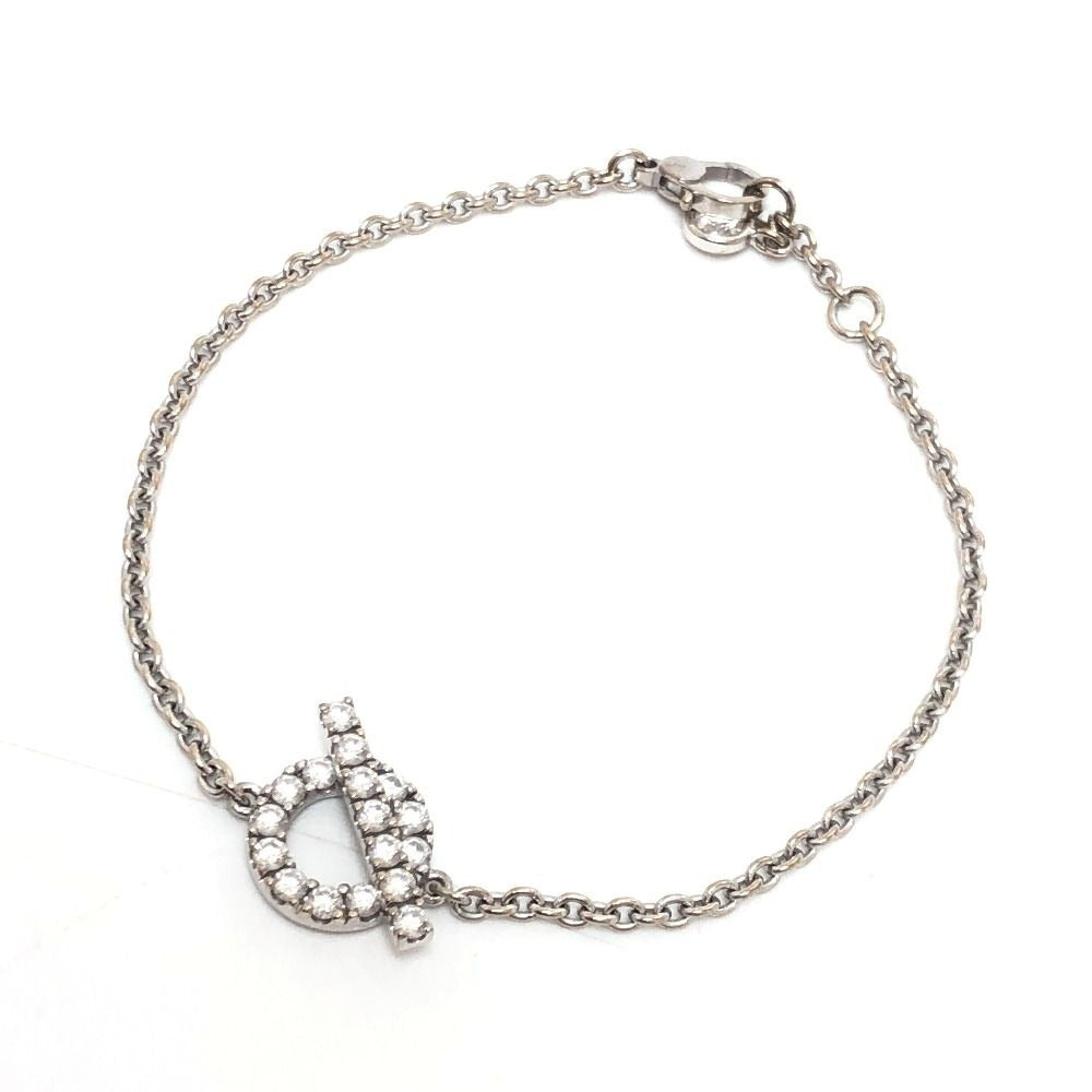 Hermes Bracelet Finesse 18k White Gold Silver