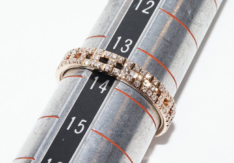 Tiffany & Co Ring 18K Pink Gold Diamond 023ct T True Narrow Ring