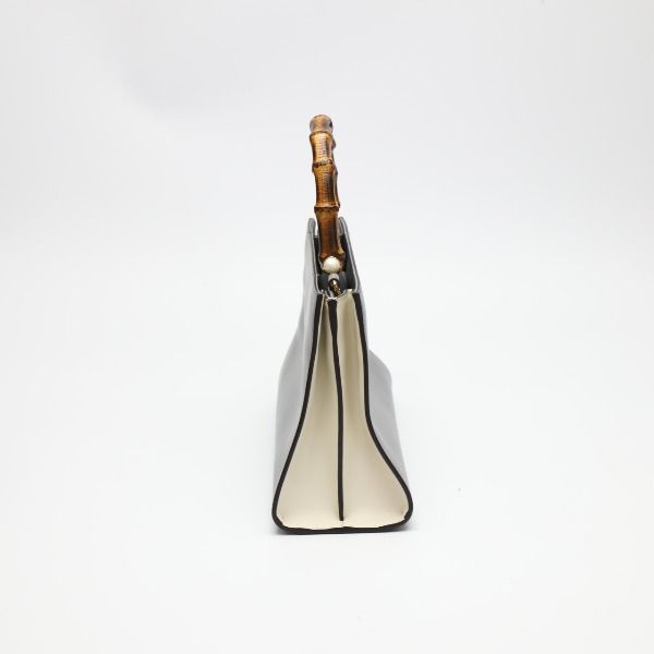 Gucci 459076 Handbag Bamboo Handbag Gucci Gray