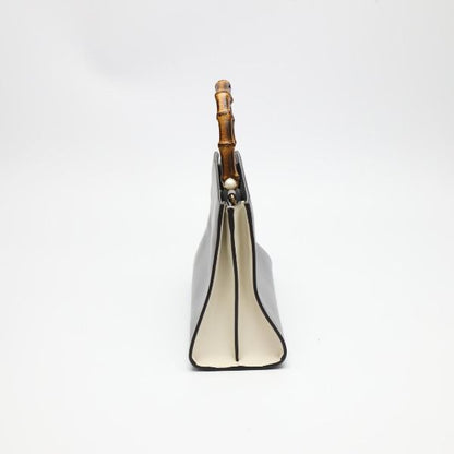 Gucci 459076 Handbag Bamboo Handbag Gucci Gray