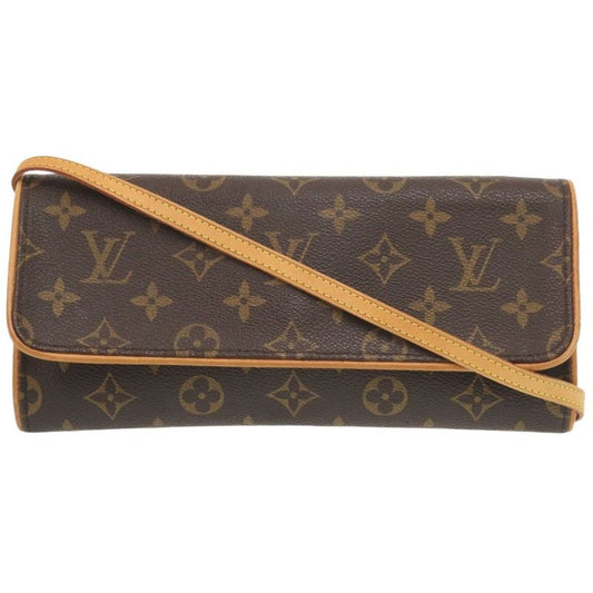 Louis Vuitton Pochette Twin GM Monogram Shoulder Bag 0382