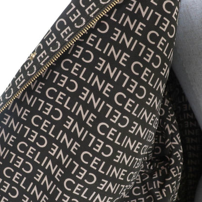 Celine 2v19j983q 100% Silk Eddy Triomphe Button Full Logo Design Collarless