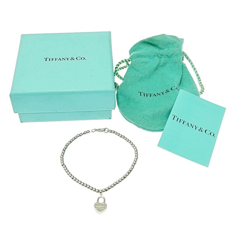 Tiffany & Co Silver Return to Heart Cadenna Bracelet 5.5g 925 Engraved 363755