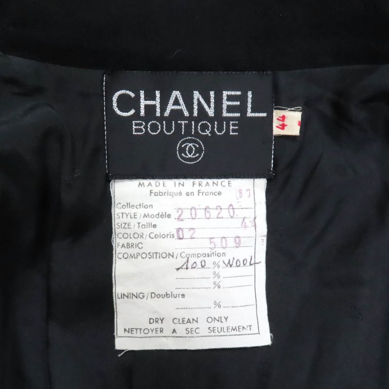 CHANEL Boutique CHANEL Boutique Vintage Wool With Full Logo Lining And Coco