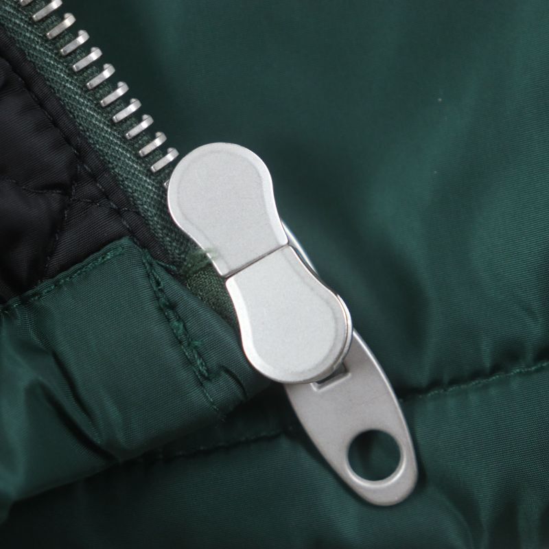 Gucci 590746 GG Pattern Hooded Cotton Double Zip Up Coat Mountain Hoodie Green