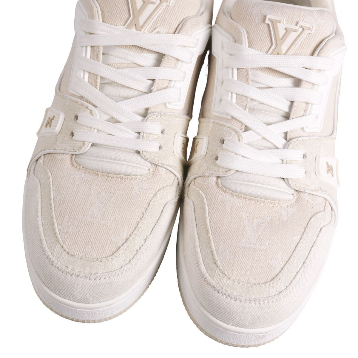 Hermes Sneakers LV Trainer Line Denim Monogram — view 3