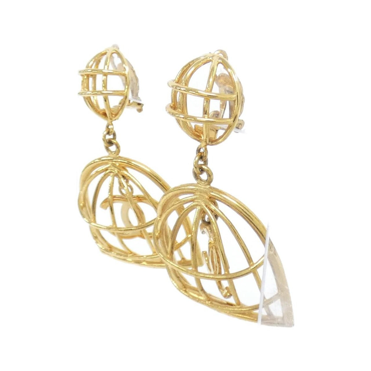 Chanel Vintage Earrings Gold — view 2