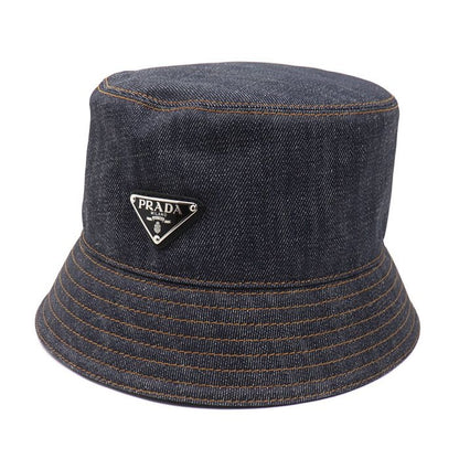 Prada Bucket Hat Denim Navy L