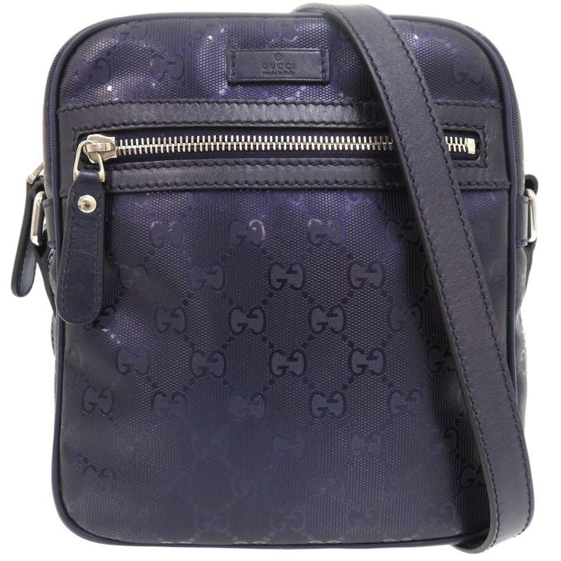Gucci GG Imprime Shoulder Bag Crossbody Purple 0470
