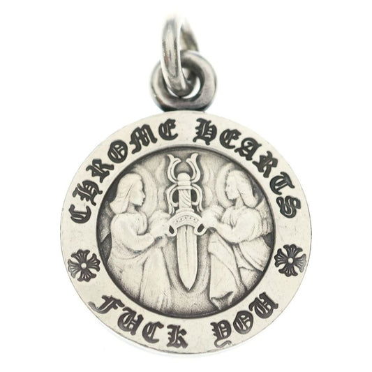 Chrome Hearts Chrm Angl Mdl V1 Angel Medal Charm Pendant Top