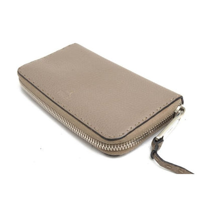 Fendi Long Wallet Women Leather Gray 8 M0374 Selleria — view 4