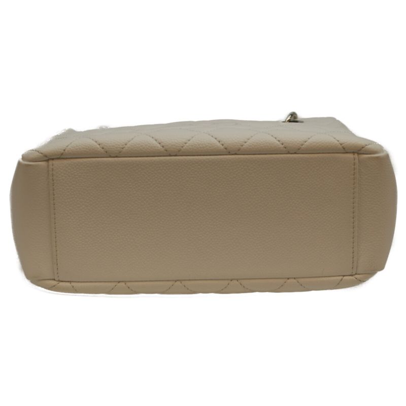 Chanel No 15 White Caviar Silver Hardware PST Tote