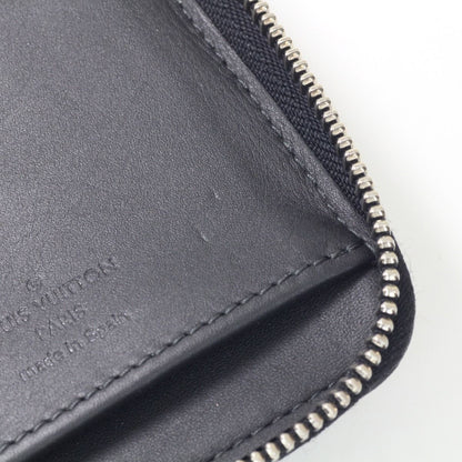Louis Vuitton Damier Cobalt Zippy Wallet Vertical Long Wallet N62240 Black X