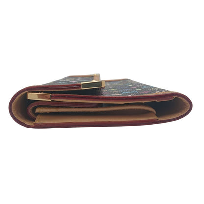 Louis Vuitton Multicolor International Monogram Wallet Black Noir — view 4