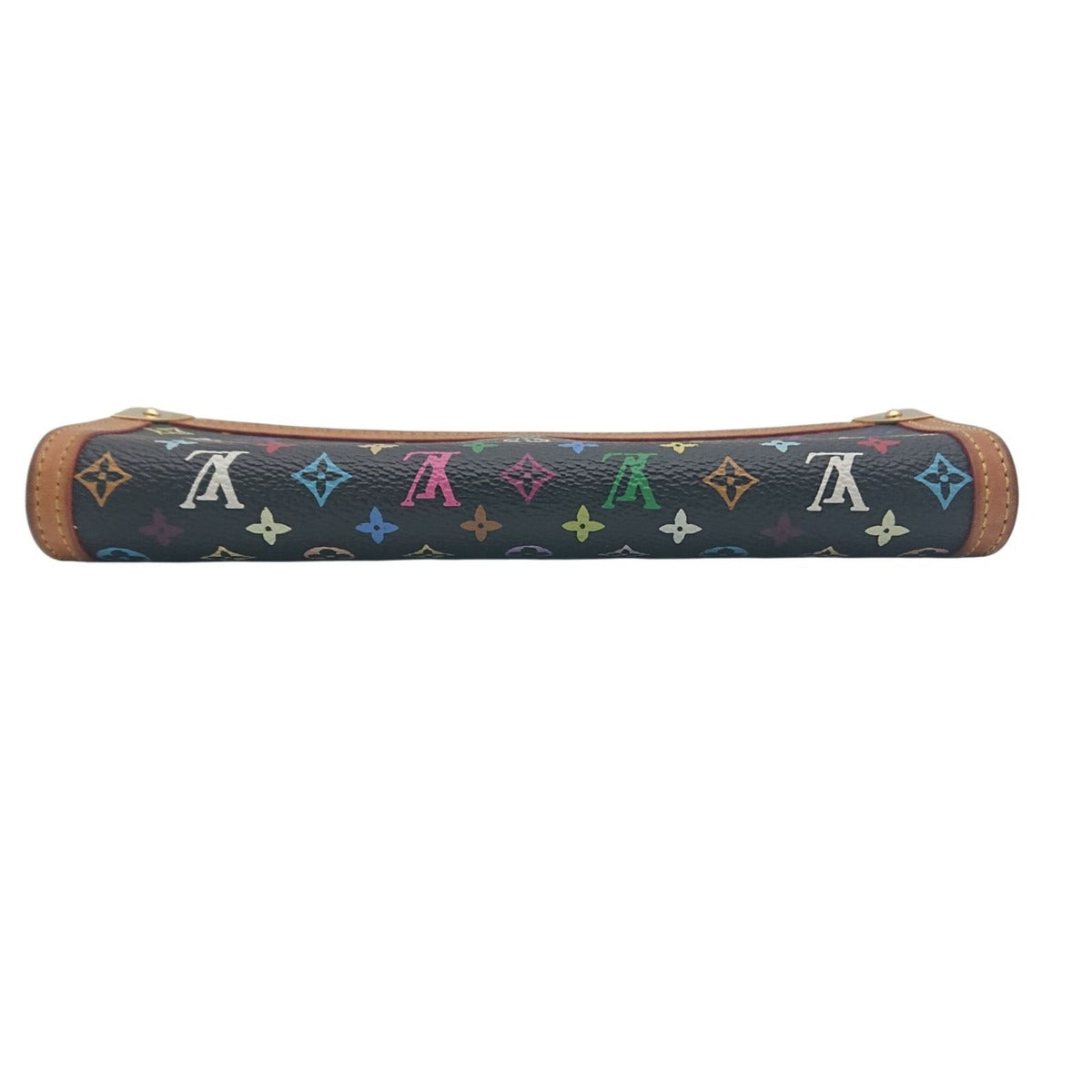 Louis Vuitton Multicolor International Monogram Wallet Black Noir — view 6