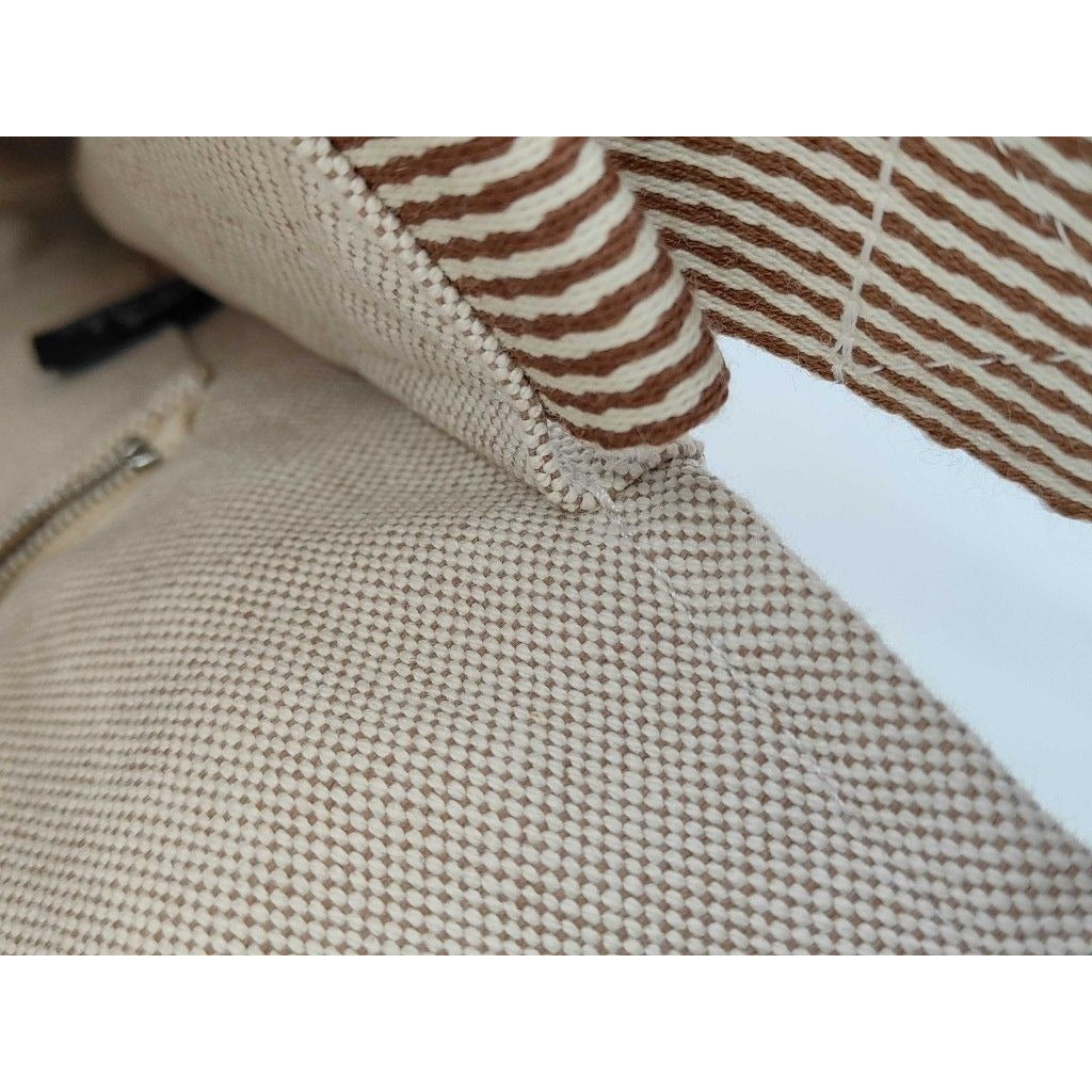 Hermes Shoulder Bag New Fourre Tout Besace PM Brown Canvas Leather — view 8