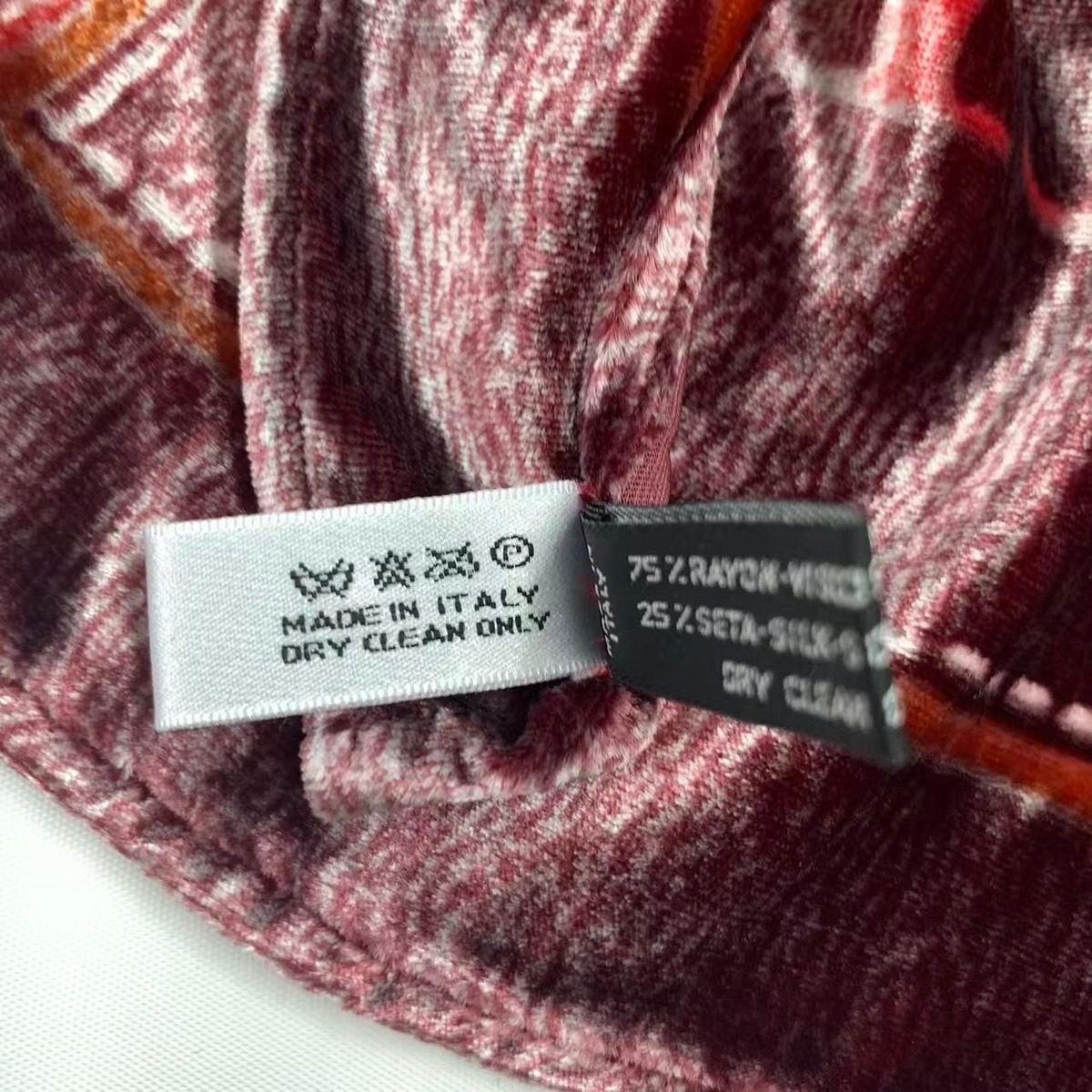 Dior Scarf Cdlogo Velour Red — view 7